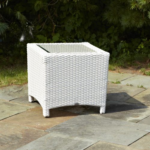 Atlantis Parchment End Table